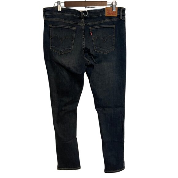 Levi's 711 Skinny Jeans Size 33 Stretch Mid Rise - Picture 2 of 5